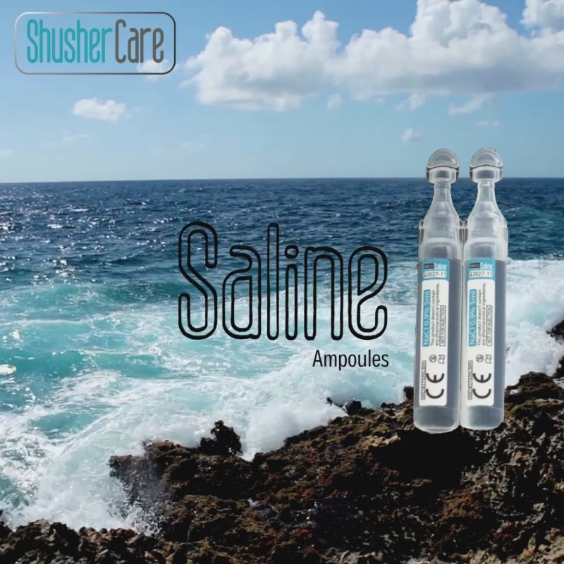 Shusher Care Saline Ampoules - 50 Count