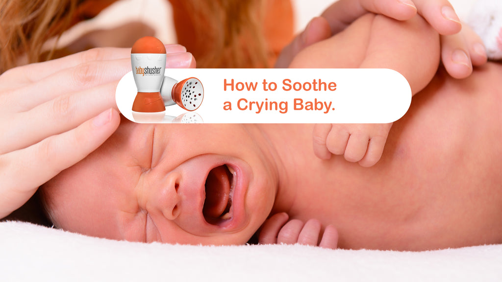 How to soothe a crying baby - mom calms baby
