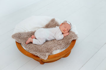 Newborn baby at photoshoot