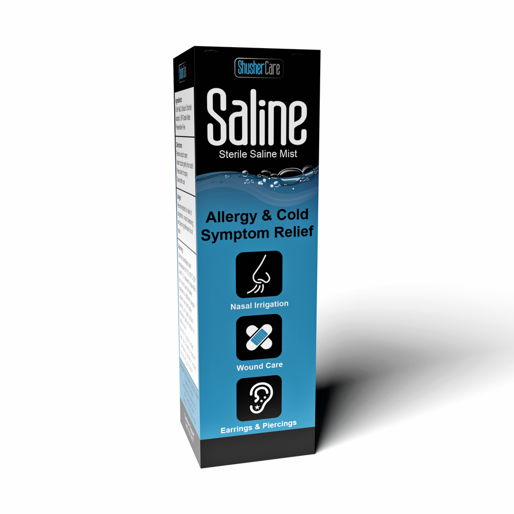 Shusher Care Saline 100 mL Spray 3 Pack