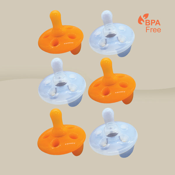 Shushie™ Soothing Silicone Pacifier 6-Pack