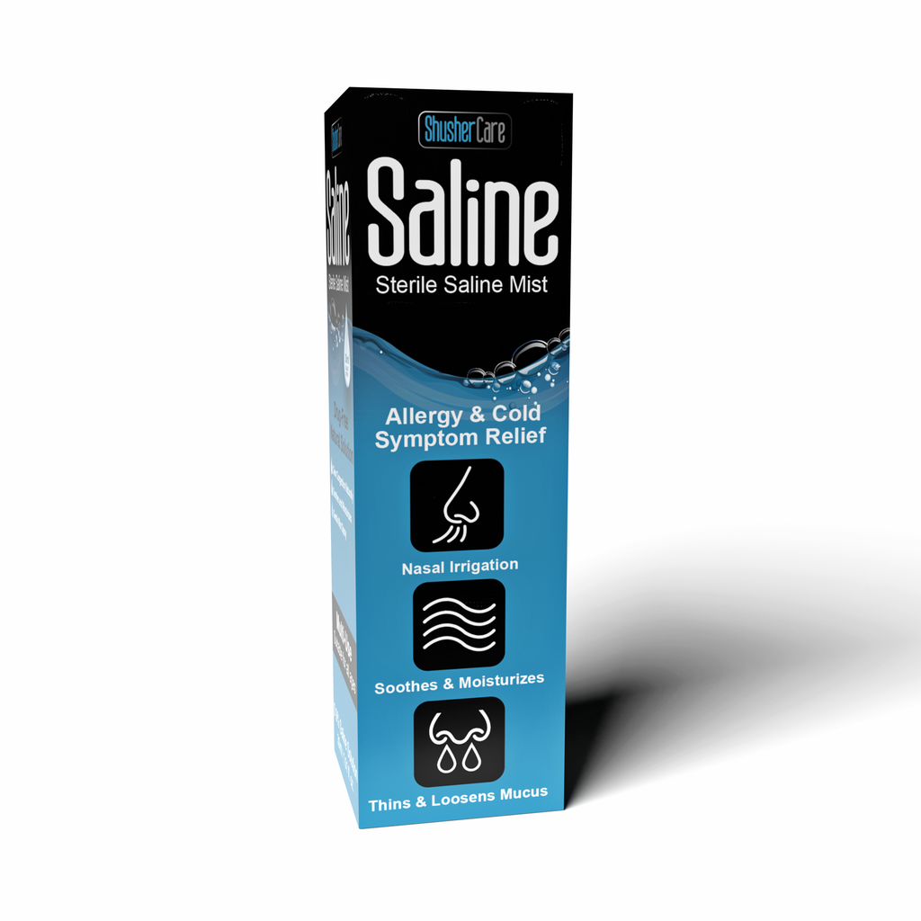 Shusher Care Saline 30 mL Pump Spray 3 Pack