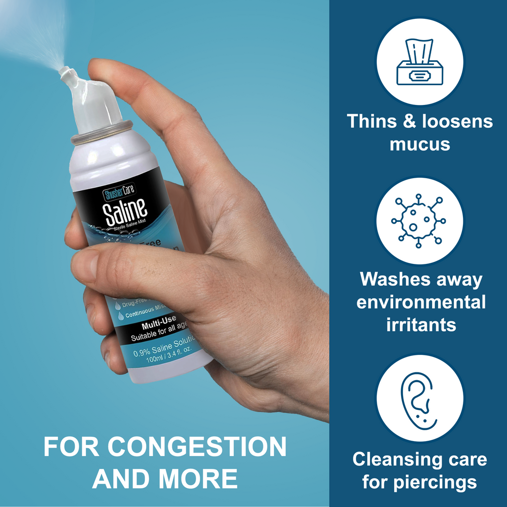 Shusher Care Saline Mist Spray