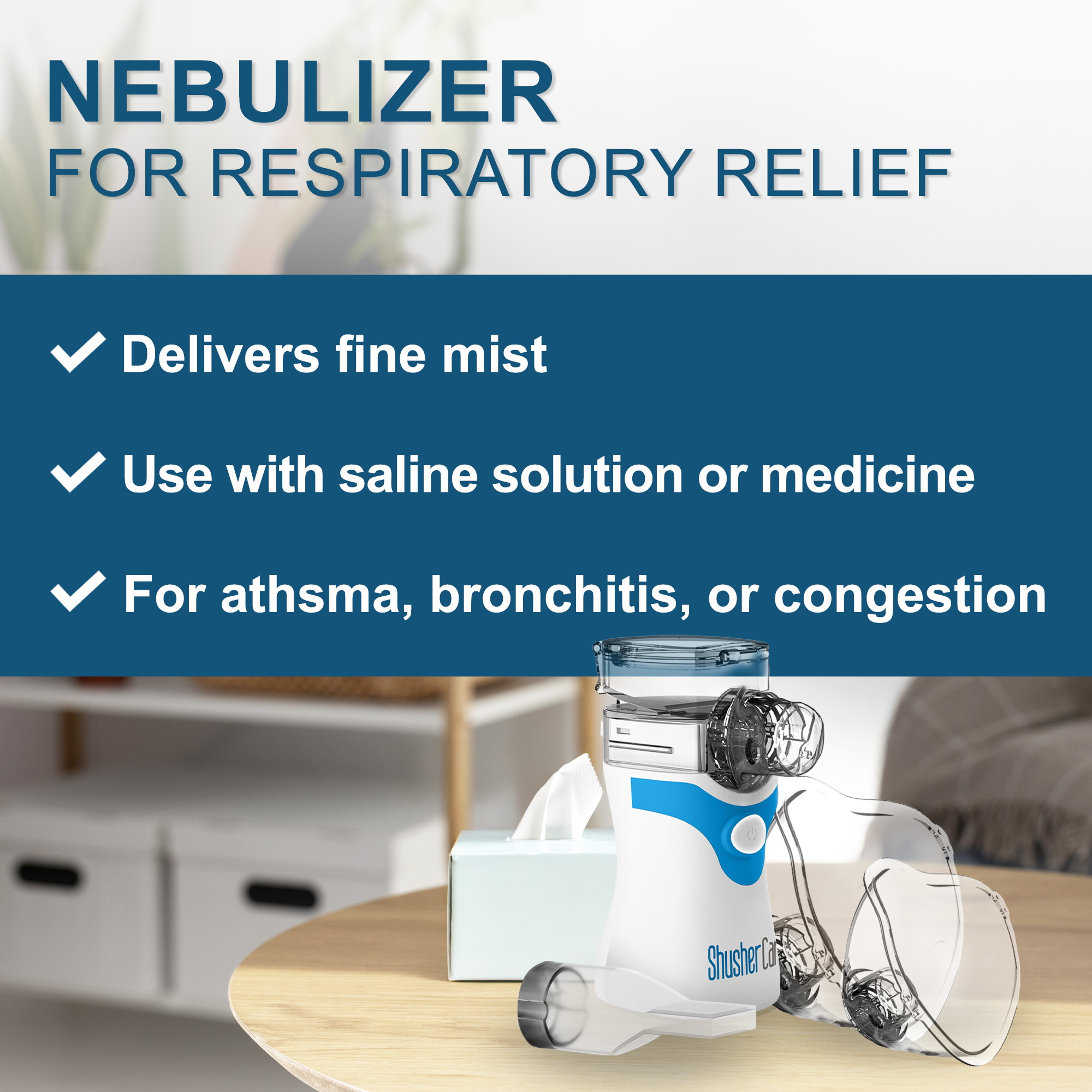 Shusher Care Portable Nebulizer