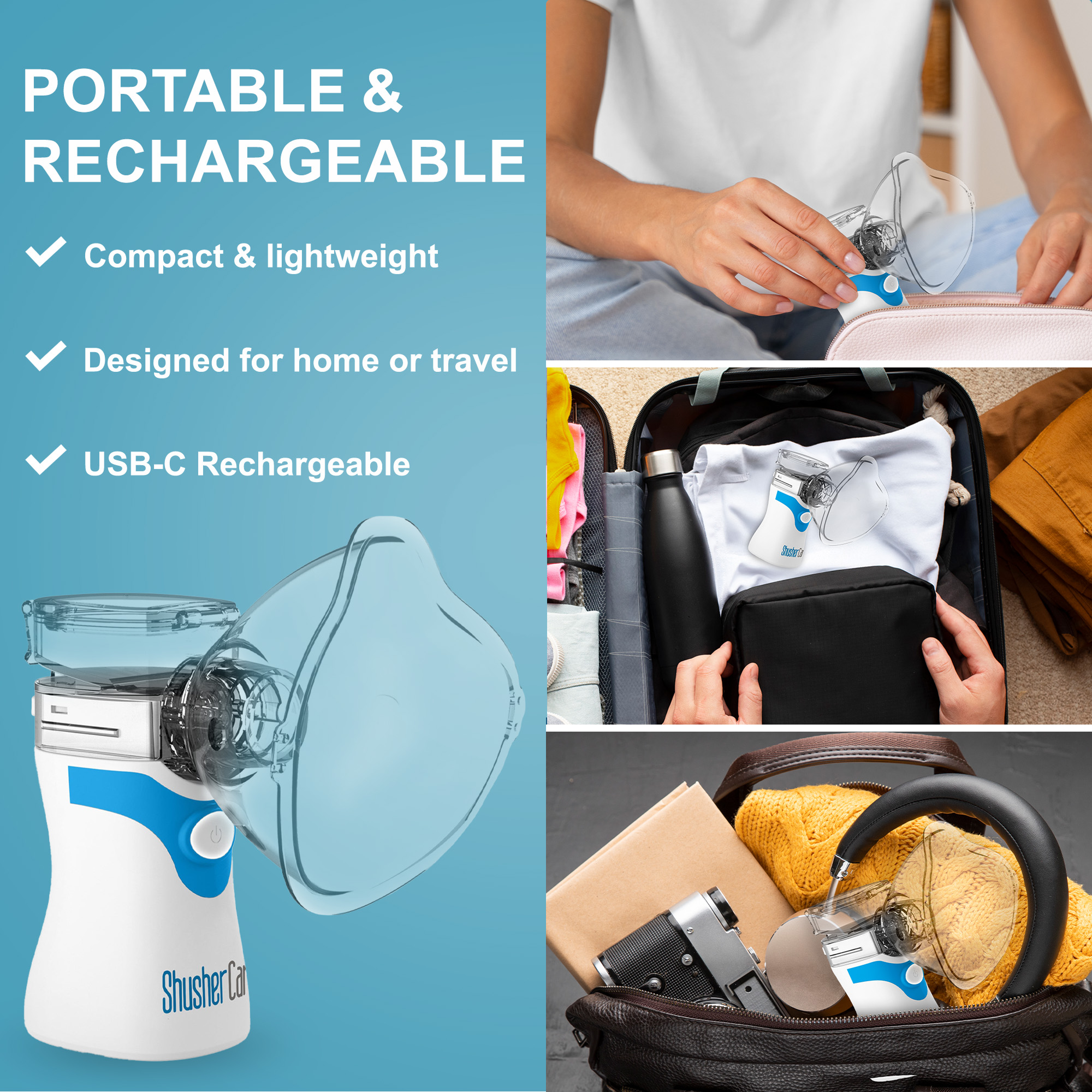Shusher Care Portable Nebulizer