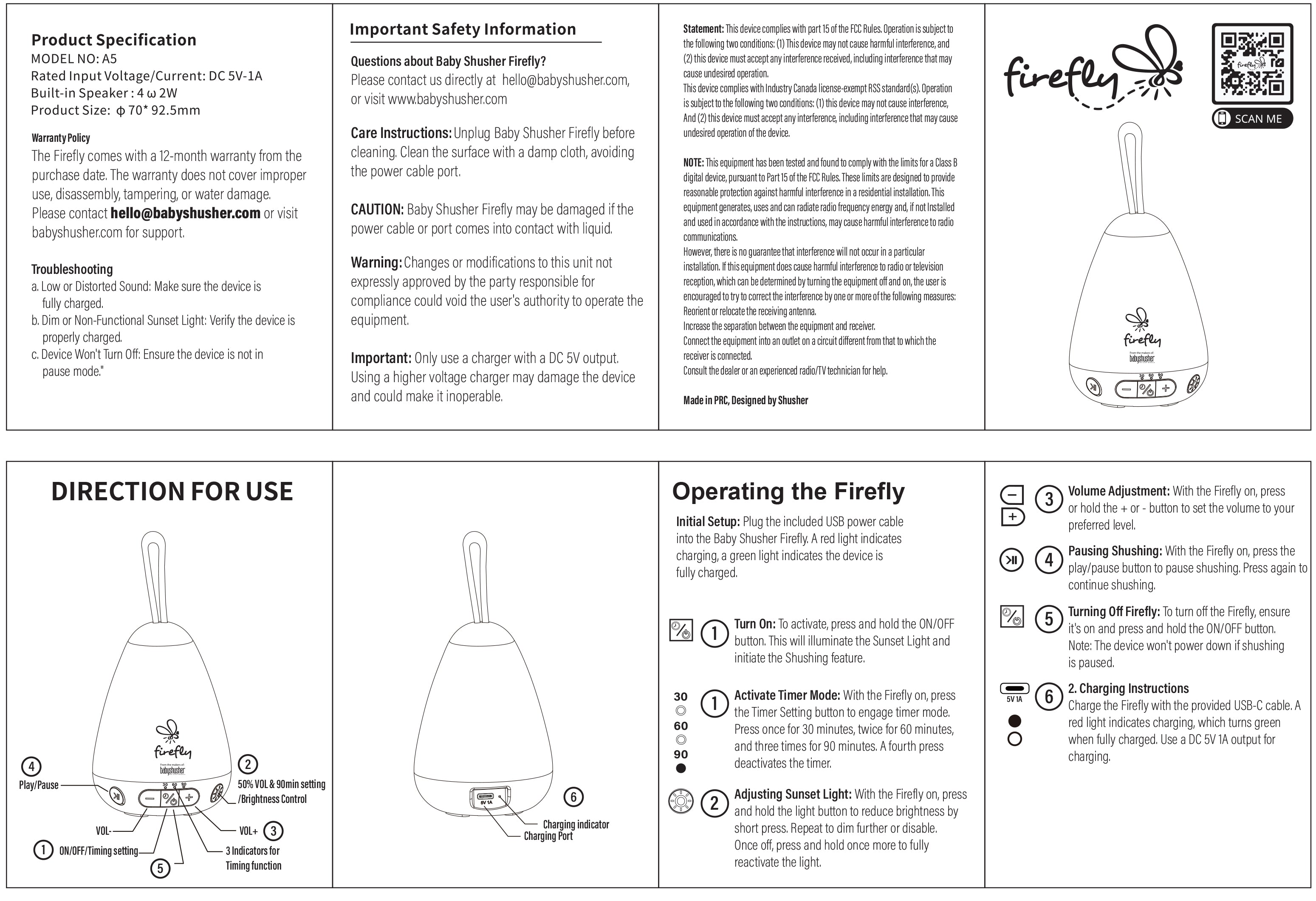Cuddle & Shine Sleep Bundle - Shusher Sloth & Shusher Firefly Sound Machines