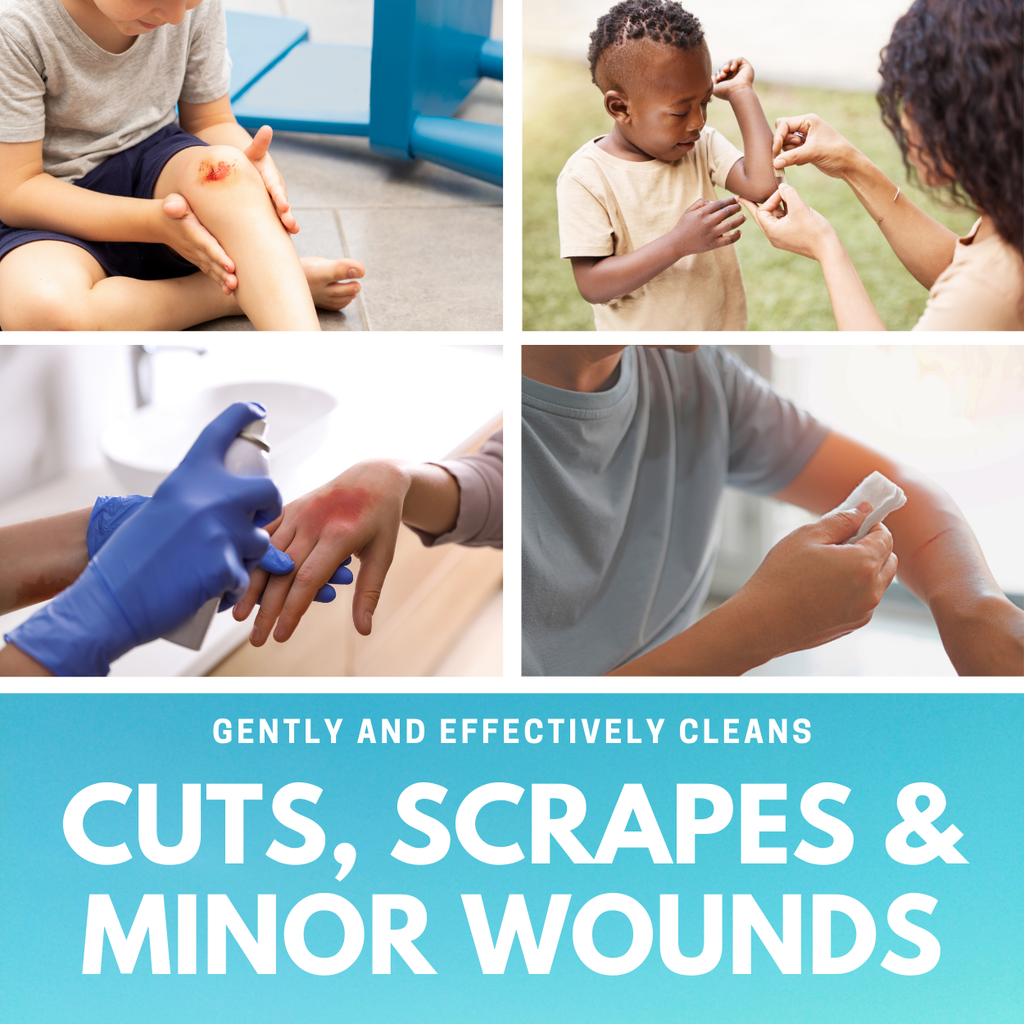 Shusher Care - Wound Wash 180mL - 5% Saline Spray 3 Pack