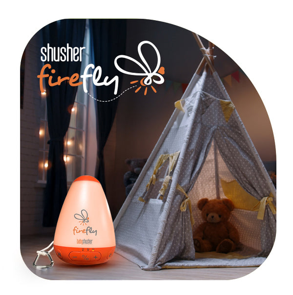 New - Shusher Firefly by Baby Shusher: Rechargeable Baby Sleep Soother - Portable Sound Machine