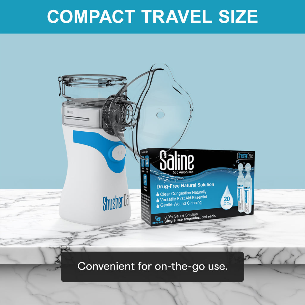 Shusher Care Nebulizer & Saline Starter Kit