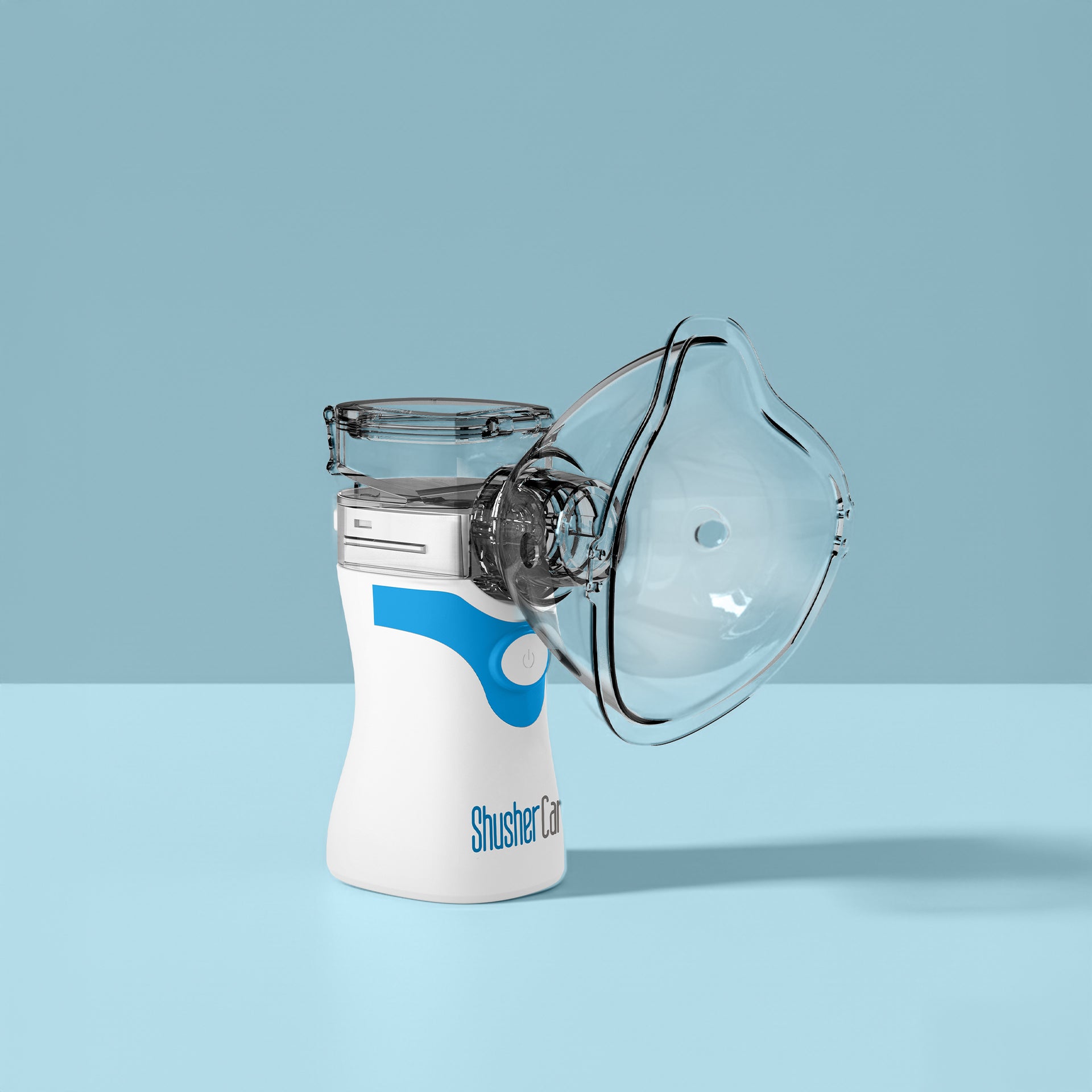 Shusher Care Portable Nebulizer – Whisper Quiet Mesh Nebulizer & USB C Rechargeable