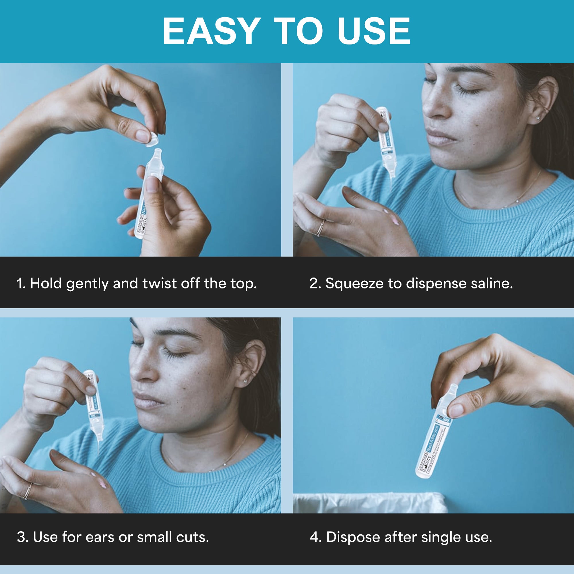 Shusher Care Saline Ampoules