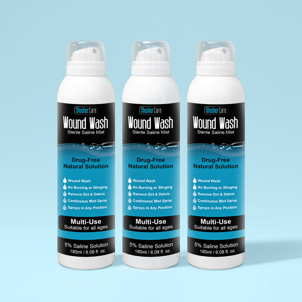 Shusher Care Wound Wash Spray