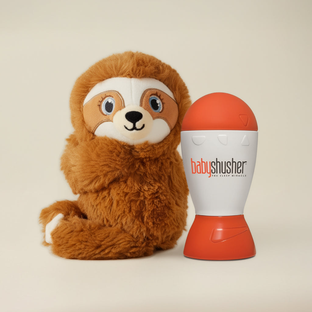 Soothing Sleep Duo: Baby Shusher and Shusher Sloth for Peaceful Naps