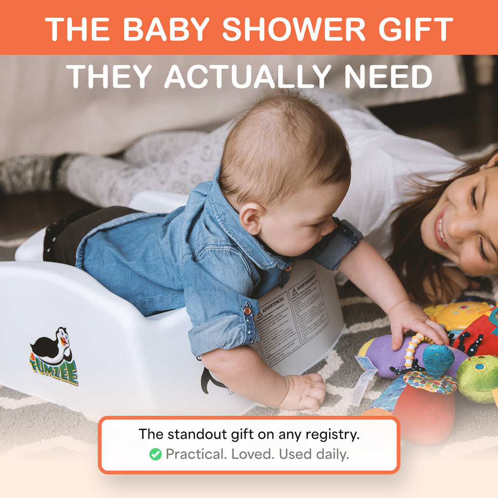 Tumzee Tummy Time Incline Tool – Ergonomic Support for Baby Muscle Development & Longer Tummy Time